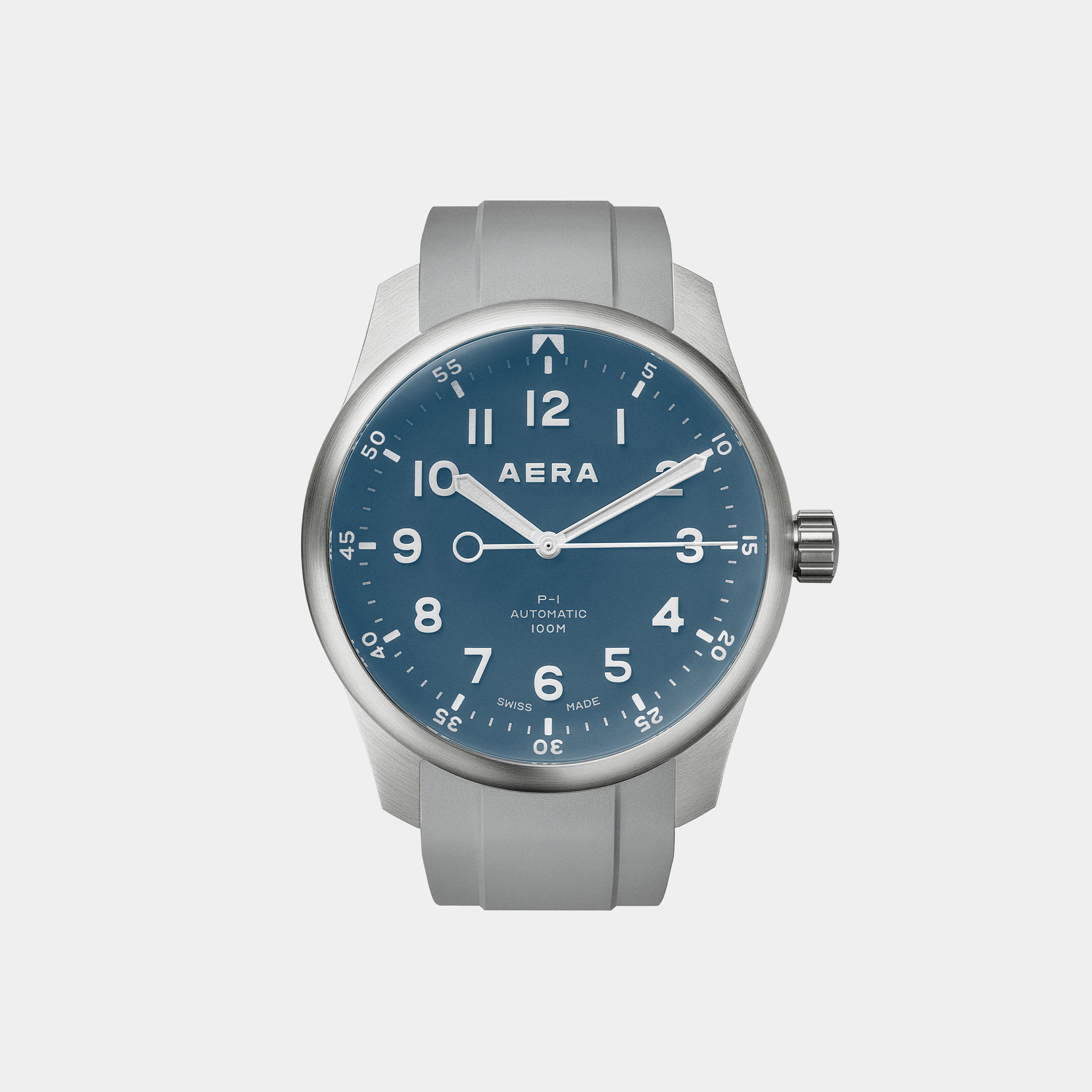 P-1 Air Force | Grey-Blue Swiss Automatic Pilot, 43mm | AERA