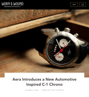 Aera Introduces a New Automotive Inspired C-1 Chrono