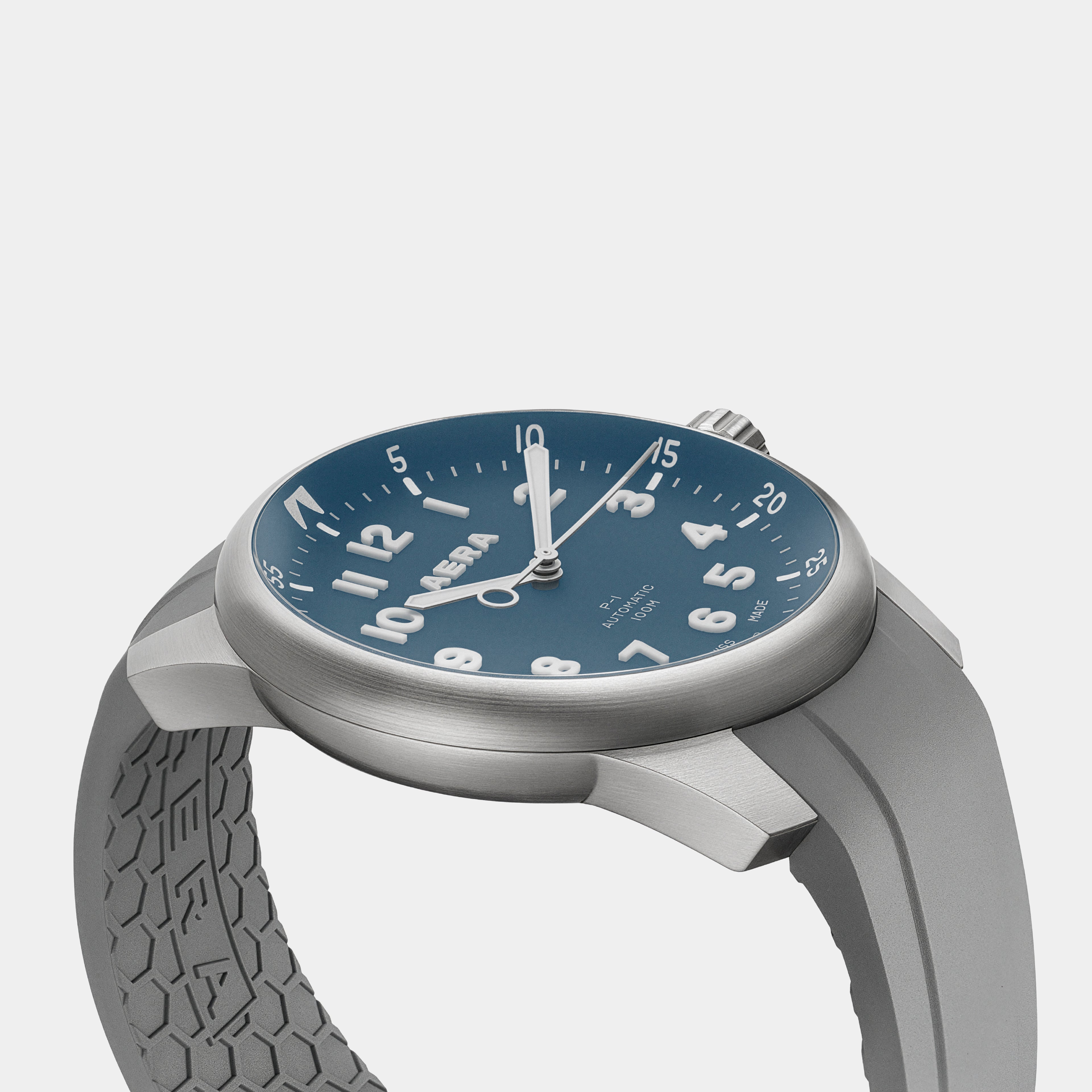 P-1 Air Force | Grey-Blue Swiss Automatic Pilot, 43mm | AERA