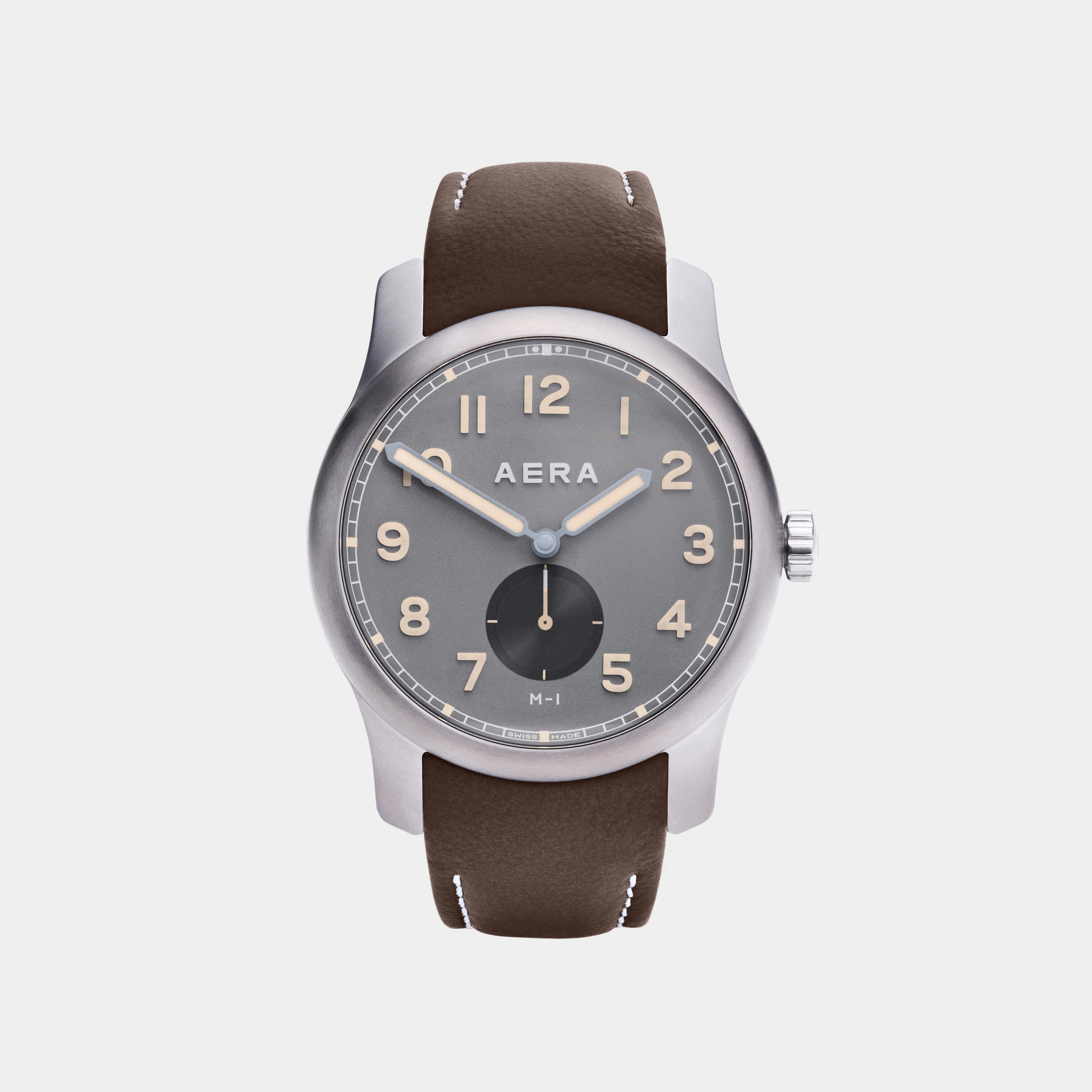 M-1 Krons | Grey Dial Swiss Field Watch, 39mm | AERA – AERA Instruments