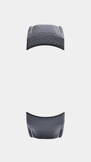 Pebble Leather - Moon Grey - 22MM