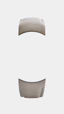 Pebble Leather - Khaki - 22MM