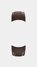 Smooth Leather Strap - Chocolate Brown - 20MM